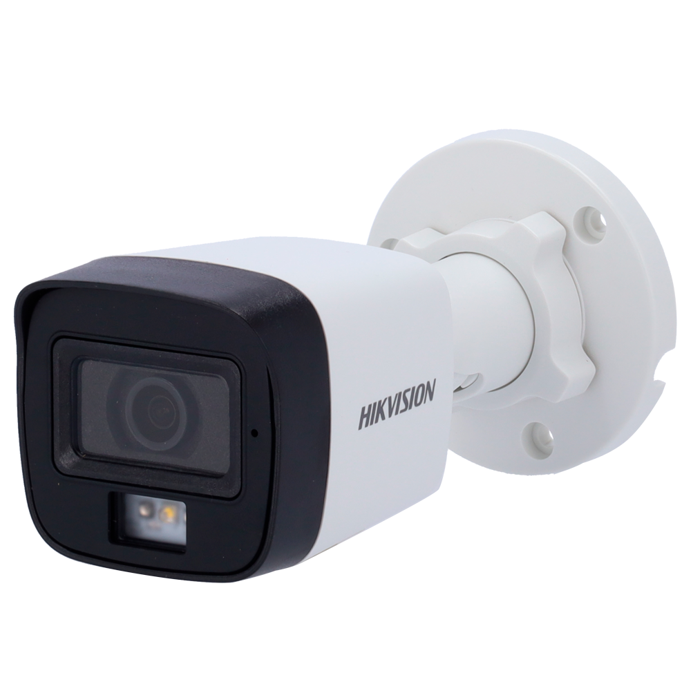HIKVISION DS-2CD1041G2-LIU(2.8mm) - Cámara Bullet IP Hikvision gama Value - Resolución 4 MP - Lente 2.8 mm - Luz híbrida | IR 20 m | Luz Blanca 15 m - Detección de movimiento 2.0 - Micrófono integrado | PoE | IP67 - imagen 1
