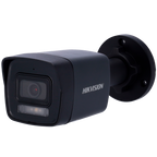 HIKVISION DS-2CD1043G2-LIU(2.8mm)(BLACK) - Cámara Bullet IP Hikvision gama Value - Resolución 4 MP - Lente 2.8 mm - Luz híbrida 30 m | WDR 120 dB - Detección de movimiento 2.0 - Micrófono integrado | PoE | IP67 - imagen 1