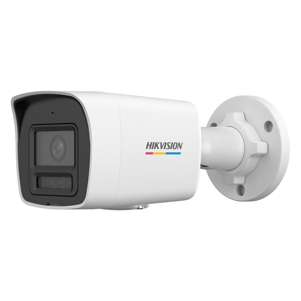 HIKVISION DS-2CD1047G3-LIU(2.8mm) - Cámara Bullet IP gama VALUE - Resolución 4 Mpx (1920x1080) | Lente 2.8 mm - IR 30 m | Luz blanca 30 m | Micrófono integrado - ColorVu3.0: imagen a color HikAI-ISP F1.0 1/1.8" - Detección de movimiento 3.0 - 120 dB - imagen 1