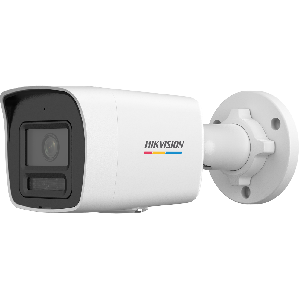 HIKVISION DS-2CD1047G3-LIU(4mm) - Cámara Bullet IP gama VALUE - Resolución 4 Mpx (2560x1440) - Lente 4 mm | Luz híbrida 30 m - ColorVu3.0: imagen a color HikAI-ISP F1.0 - Detección de movimiento 3.0 - PoE | IP67 | MicroSD | Micrófono integrado - imagen 1