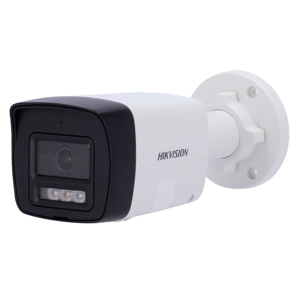 HIKVISION DS-2CD1063G2-LIUF/SL(2.8mm) - Hikvision Cámara Bullet IP gama Value - Resolución 6 Megapíxel (3200x1800) - Lente 2.8 mm - Luz hibrida 30 m | Sirena y flash disuasorios - Detección de movimiento 2.0 | MicroSD - Micrófono y altavoz integrados | Po