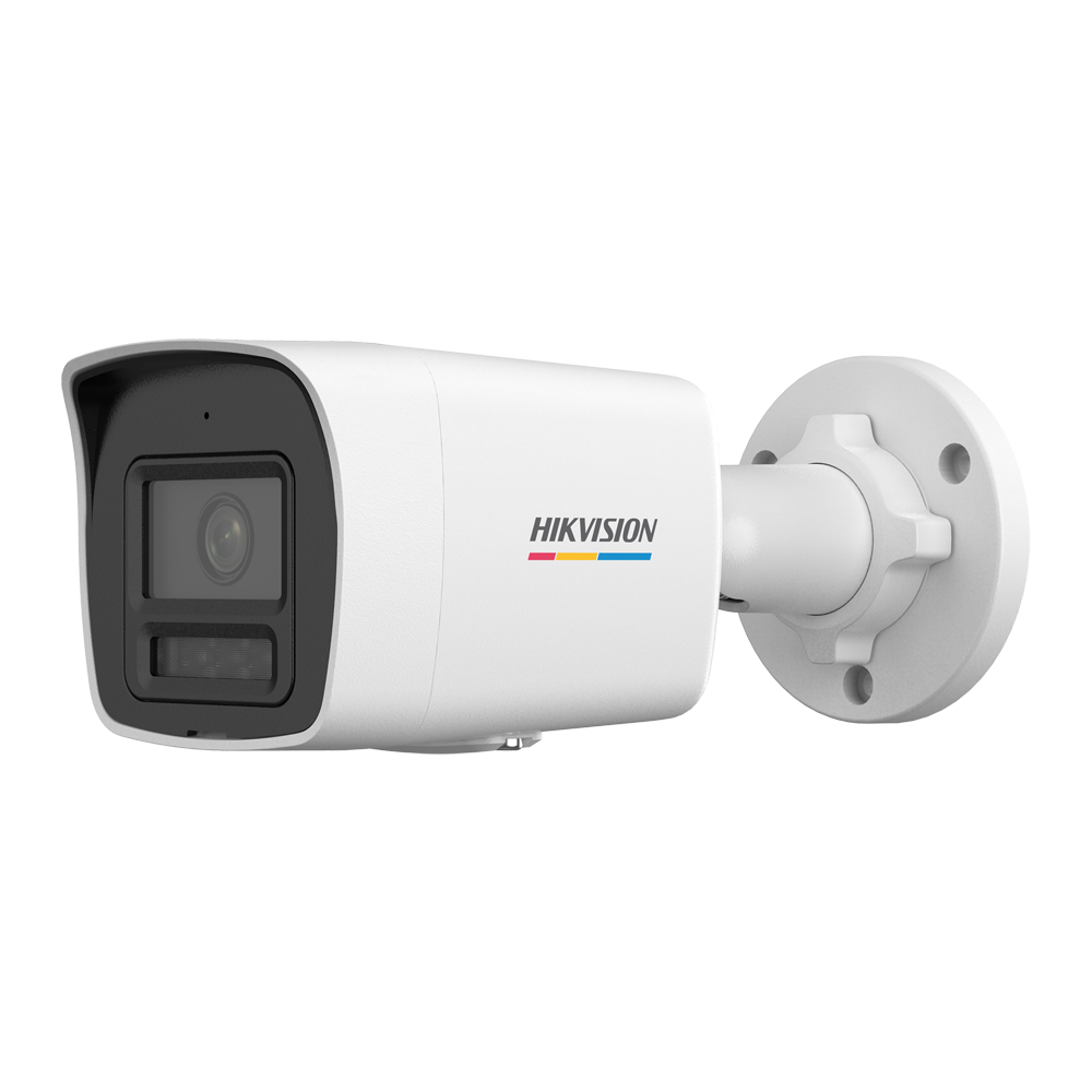 HIKVISION DS-2CD1067G3-LIUF(2.8mm) - Hikvision cámara IP Bullet gama VALUE ColorVu3.0 - Resolución 6 MPx | PoE IEEE802.3at - ColorVu3.0: imagen a color HikAI-ISP F1.0 1/1.8" - Lente 2.8 mm - Motion Detection 3.0 | Micrófono integrado - IP67 | Luz híb - imagen 1