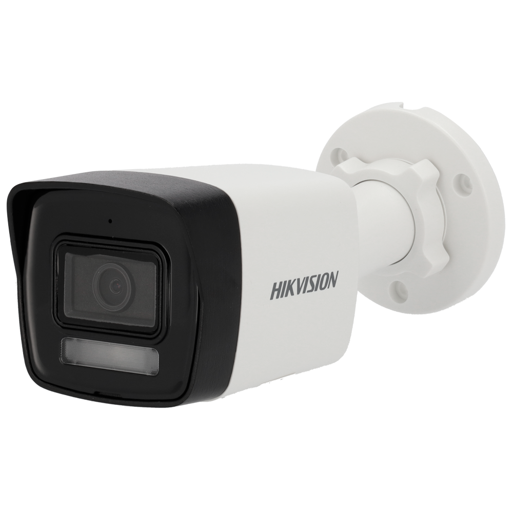 HIKVISION DS-2CD1083G2-LIUF(2.8mm) - Cámara Bullet IP Hikvision - Gama Value - 8 MP | Lente 2.8 mm | microSD 512 GB - IR 30 m | WDR 120 dB | Micrófono integrado - PoE | H.265+| IP67 | Detección de movimiento 2.0 - WEB, Software CMS, Smartphone y NVR - imagen 1