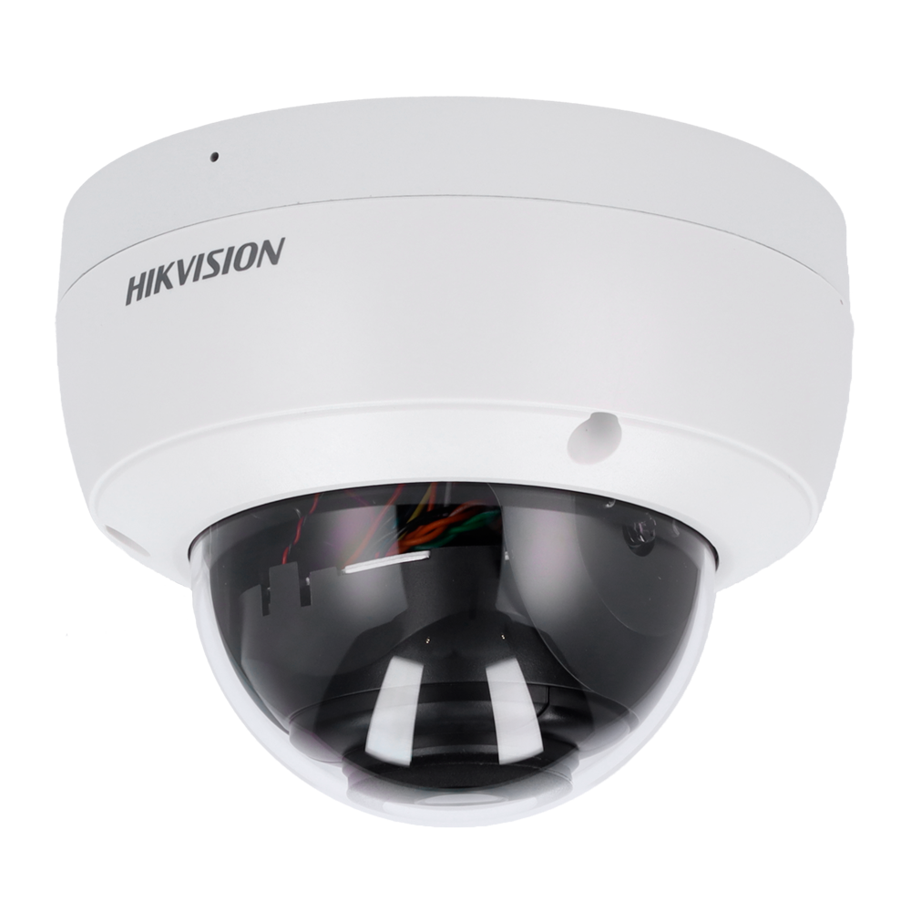 HIKVISION DS-2CD1123G2-IUF(2.8mm) - Cámara Domo IP Hikvision - Gama Value | microSD 256 GB - 2 MP | Lente 2.8 mm | Micrófono integrado - IR 30 m | DWDR | Detección de movimiento 2.0 - PoE | H.265+| IP67 | IK10 - WEB, Software CMS, Smartphone y NVR - imagen 1