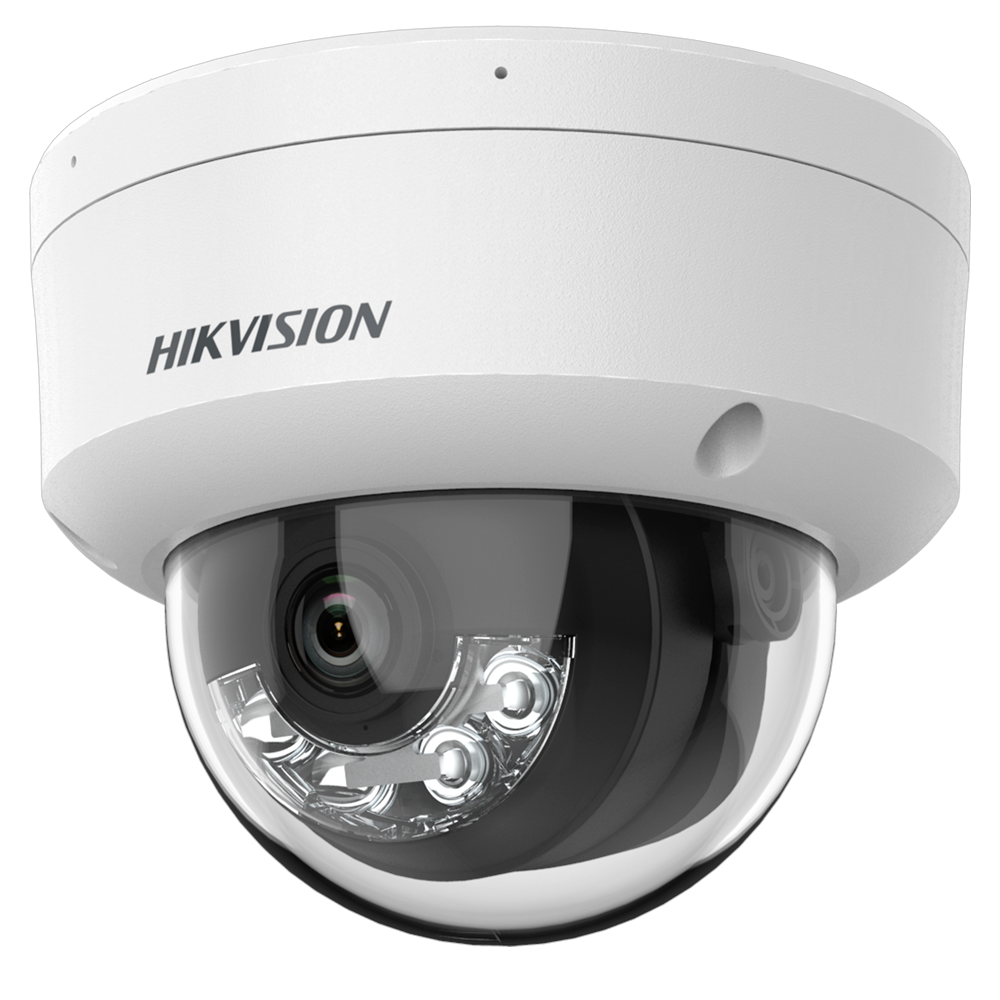 HIKVISION DS-2CD1143G2-LIU(2.8mm) - Hikvision cámara Domo IP gama Value - Resolución 4 Megapíxel (2560x1440) - Lente 2.8 mm - Luz híbrida alcance 30 m - PoE (IEEE802.3af) | Micrófono integrado - Detección de movimiento 2.0 | IP67, IK08