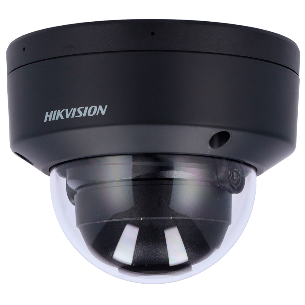 HIKVISION DS-2CD1143G2-LIU(2.8mm)BLACK - Hikvision cámara Domo IP gama Value - Resolución 4 Megapíxel (2560x1440) - Lente 2.8 mm - Luz híbrida alcance 30 m - PoE (IEEE802.3af) | Micrófono integrado - Detección de movimiento 2.0 | IP67, IK08 - imagen 1