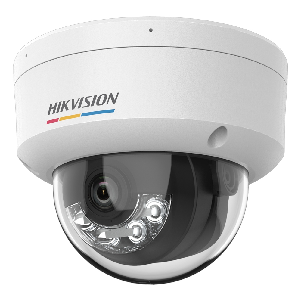 HIKVISION DS-2CD1167G3-LIUF(2.8mm) - Hikvision cámara IP Domo gama VALUE ColorVu3.0 - Resolución 6 MPx | PoE IEEE802.3af - ColorVu3.0: imagen a color HikAI-ISP F1.0 - Lente 2.8 mm | Botón de reset - Motion Detection 3.0 | Micrófono integrado - IP67, IK08