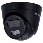 HIKVISION DS-2CD1343G2-LIU(2.8mm)(BLACK) - Cámara Turret IP Hikvision gama Value - Resolución 4 MP - Lente 2.8 mm - Luz híbrida 30 m - Detección de movimiento 2.0 - Micrófono integrado | PoE | IP67 | wdr (120dB) - imagen 1