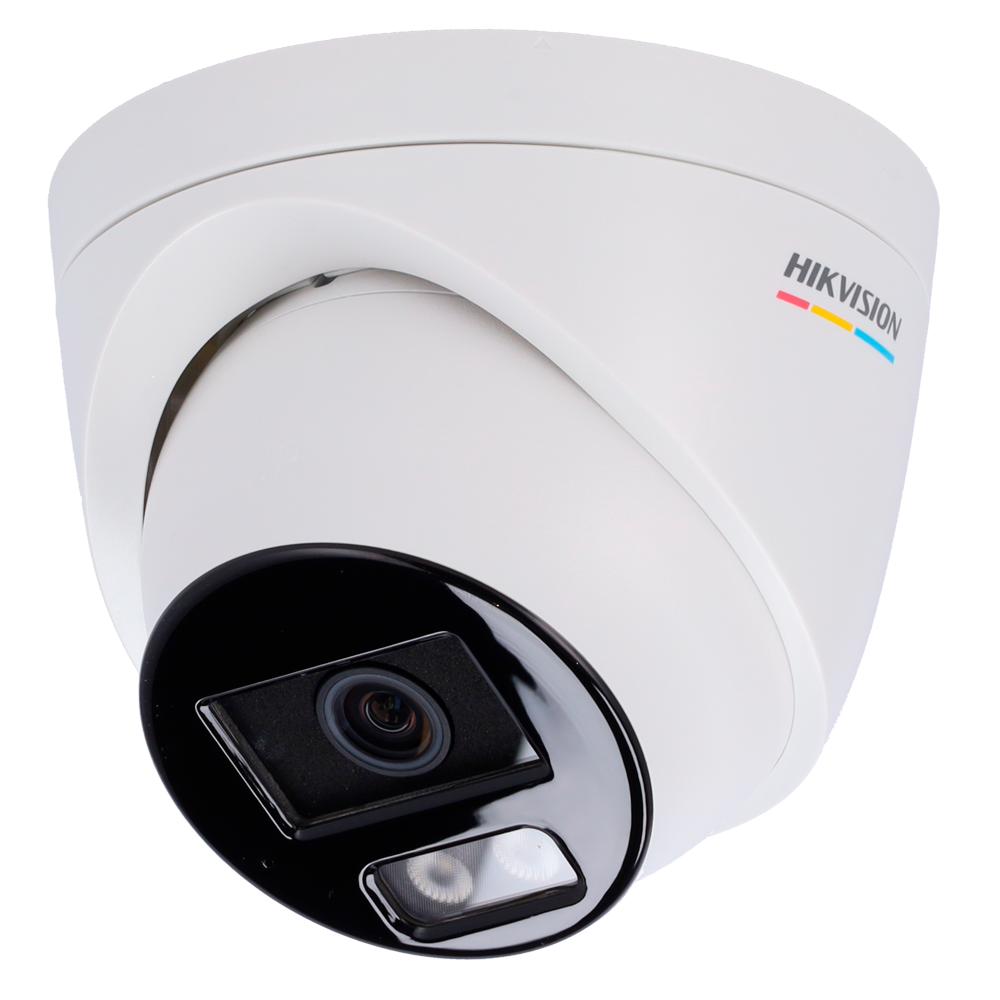 HIKVISION DS-2CD1347G3H-LIU(2.8mm) - Hikvision cámara IP Turret gama VALUE ColorVu3.0 - Resolución 4 MPx | PoE IEEE802.3af - ColorVu3.0: imagen a color HikAI-ISP F1.0 1/1.8" - 2.8 mm | Micrófono | Luz híbrida hasta 30m - Detección de movimiento 3.0 - imagen 1