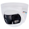 HIKVISION DS-2CD1367G2HP-LIUF/SL(2.8mm) - Cámara Turret IP Panorámica Hikvision VALUE - R3solución 6 MP (3632x1632) - Luz híbrida 30 m | ColorVu - Micrófono integrado | MD 2.0 - Sirena y flash blanco disuasorio - MicroSD | Lente 2.8 mm | PoE | IP67
