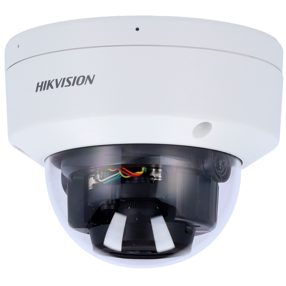 HIKVISION DS-2CD1763G2-LIZSU(2.8-12mm) - Cámara Domo IP Hikvision gama VALUE - Resolución 6 Mpx (3200x1800) - Lente motorizada 2.8~12 mm - IR y luz blanca alcan 30 m - PoE | H.265+ | IP67 | IK08 | MicroSD - Audio | Alarma | Micrófono integrado - imagen 1