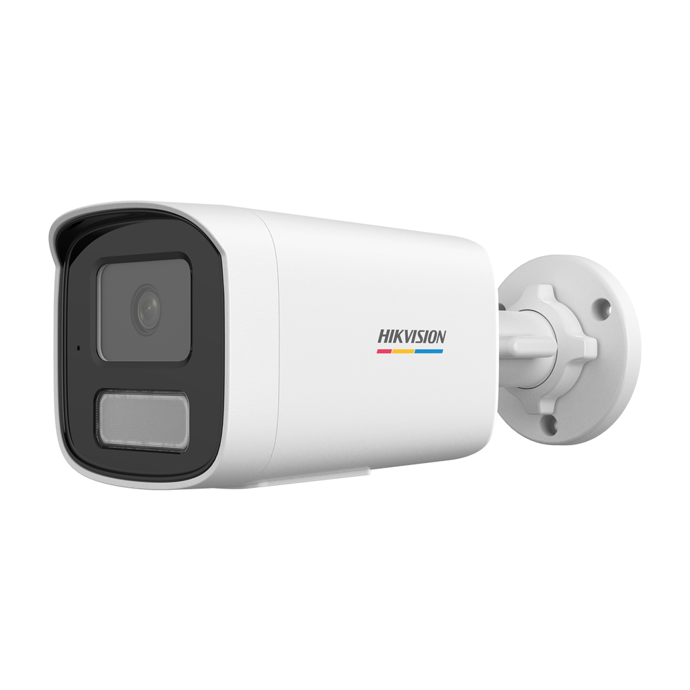HIKVISION DS-2CD1T27G3-LIU(2.8mm) - Cámara Bullet IP gama VALUE - Resolución 2 Mpx (1920x1080) | Lente 2.8 mm - IR 50 m | Luz blanca 50 m | Micrófono integrado - ColorVu 3.0: imagen a color 24 horas - Detección de movimiento 3.0 - 120 dB WDR | PoE | Grado - imagen 1