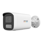 HIKVISION DS-2CD1T47G3-LIU(4mm) - Cámara Bullet IP gama VALUE - Resolución 4 Mpx (2560x1440) | Lente 4 mm - IR 50 m | Luz blanca 50 m | Micrófono integrado - ColorVu 3.0: imagen a color 24 horas - Detección de movimiento 3.0 - 120 dB WDR | PoE | Grado de - imagen 1
