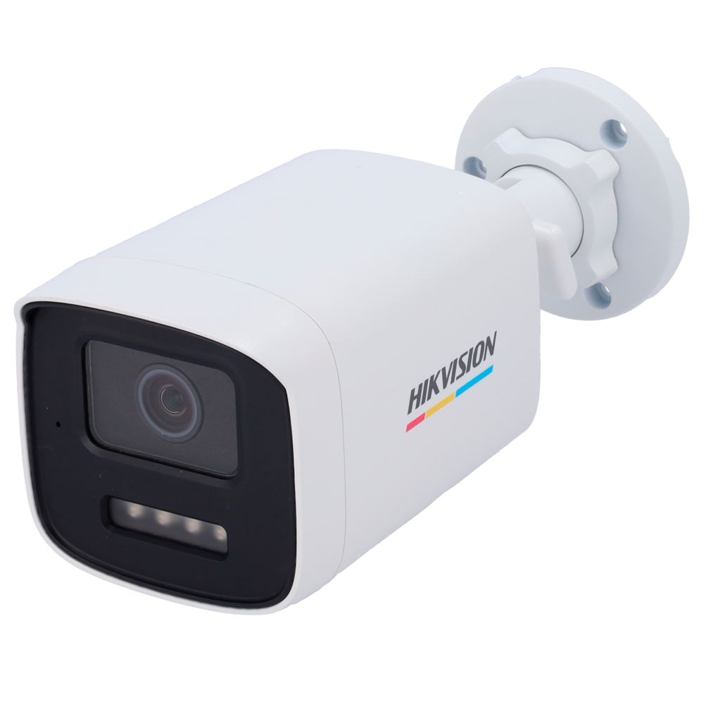 HIKVISION DS-2CD1T47G3H-LIU(2.8mm) - Hikvision cámara IP Bullet gama VALUE ColorVu3.0 - Resolución 4 MPx | PoE IEEE802.3af - ColorVu3.0: imagen a color HikAI-ISP F1.0 1/1.8" - 2.8 mm | Micrófono | Luz híbrida hasta 50m - Detección de movimiento 3.0 - imagen 1