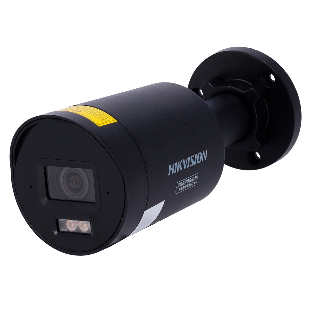 HIKVISION DS-2CD2043G2-LIZ2UY(2.8/4mm)(BLACK) - Hikvision | Cámara Bullet IP gama PRO - 4 Megapíxel | Dos lentes en una 2.8/4 mm - Luz híbrida 40 m | Micrófono dual en array - Detección de movimiento 2.0 | AcuSense - Face Capture | PoE+ | MicroSD 512 GB