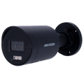 HIKVISION DS-2CD2083G2-LI2U(2.8mm)(BLACK) - Hikvision - Cámara Bullet IP gama PRO - Resolución 8 Megapixel (3840x2160) - Lente 2.8 mm | Micrófono dual en array integrado - Luz híbrida alcance 40 m | MicroSD | PoE - AcuSense | Detección de movimiento 2.0 | - imagen 1