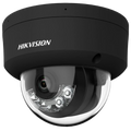HIKVISION DS-2CD2143G2-LIS2U(2.8mm)(BLACK) - Hikvision - Cámara Domo IP gama PRO - Resolución 4 Megapixel (2688x1520) - Lente 2.8 mm | Micrófono dual en array - Luz híbrida alcance 30 m | PoE | MicroSD | IP67 - AcuSense | MD2.0 | Audio | Alarmas | IP67 |