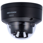 HIKVISION DS-2CD2147G3-LIS2UY(2.8mm)(BLACK) - Hikvision cámara IP Domo gama PRO ColorVu3.0 - Resolución 4 MPx | PoE IEEE802.3af - ColorVu3.0: imagen a color HikAI-ISP F1.0 1/1.8" - 2.8 mm | Micrófono dual | Luz híbrida hasta 30m - AcuSense3.0 | Siren - imagen 1