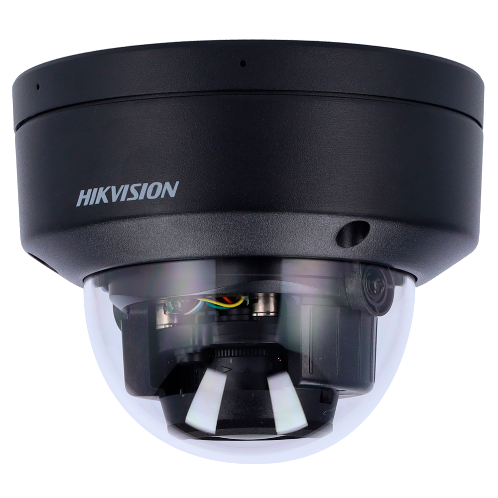 HIKVISION DS-2CD2183G2-LIS2U(2.8mm)(BLACK) - Hikvision - Cámara Domo IP gama PRO - Resolución 8 Megapíxel (3840x2160) - Lente 2.8 mm | PoE | Micrófono dual en array - Luz híbrida alcance 30 m | Audio | Alarma - MD 2.0 | AcuSense | IP67, IK10 | MicroSD - imagen 1