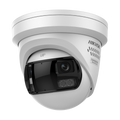 HIKVISION DS-2CD23167G3P-LIS2UY/SL(180°) - Cámara IP Turret Panorámica 180º gama PRO - Resolución 16 Mpx | Lente 2 x 2.8 mm (180º) - Luz híbrida 30m | Sirena y flash disuasorio - Audio | Alarmas | 130 dB WDR | MicroSD - Detección de movimiento 3.0 | AcuSe