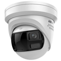 HIKVISION DS-2CD2383G2P-LISU/SL(180°) - Cámara IP Turret Panorámica 180º gama PRO - Resolución 8 Mpx | Lente 2 x 2 mm (180º) - Luz híbrida 30m | Sirena y flash disuasoria - AcuSense | Audio | Alarmas - Detección de movimiento 2.0 - PoE | Grado de protecci
