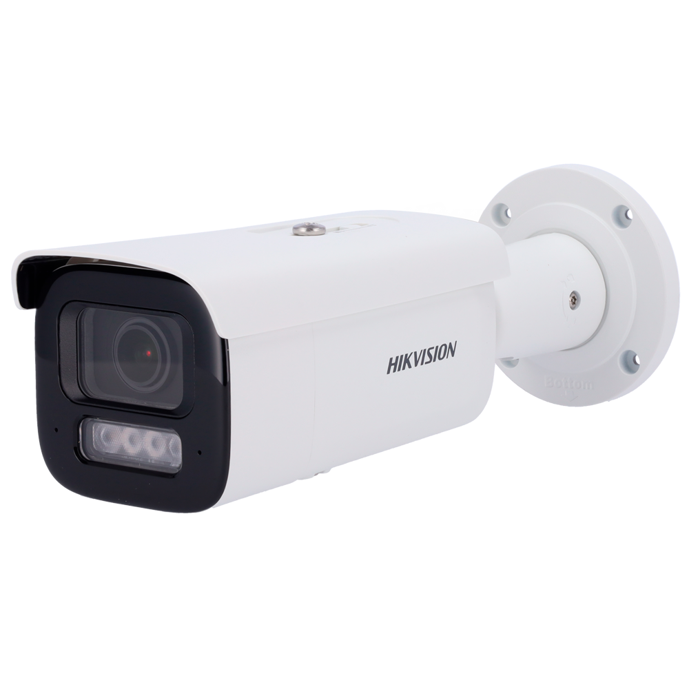 HIKVISION DS-2CD2643G2-LIZS2U(2.8-12mm) - Hikvision cámara Bullet IP gama PRO - Resolución 4 Megapíxel (2688x1520) - Lente varifocal motorizada 2.8~12 mm - Luz híbrida 60 m | Detección de movimiento 2.0 - AcuSense | PoE+ | MicroSD | IP67 | IK10 - Alarmas - imagen 1