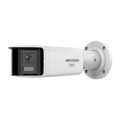 HIKVISION DS-2CD2T167G3P-LIS2UY/SL(180°) - Hikvision cámara IP Bullet gama PRO 180º - Resolución 16 Mpx | Lente 2.8 mm - Alarmas | Micrófono dual | Luz híbrida hasta 40m - ColorVu3.0: imagen a color HikAI-ISP F1.0 1/1.8" - AcuSense3.0 | Sirena y flas