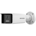 HIKVISION DS-2CD2T46G2P-ISU/SL(2.8mm)(C) - Hikvision - Cámara Panorámica Bullet IP gama PRO - Resolución 4 Megapíxel (3040x1368) - Lente 2.8mm | PoE | IR 40m | Micrófono y altavoz - AcuSense | Sirena y flash disuasorio - Detección de movimiento 2.0 | Face