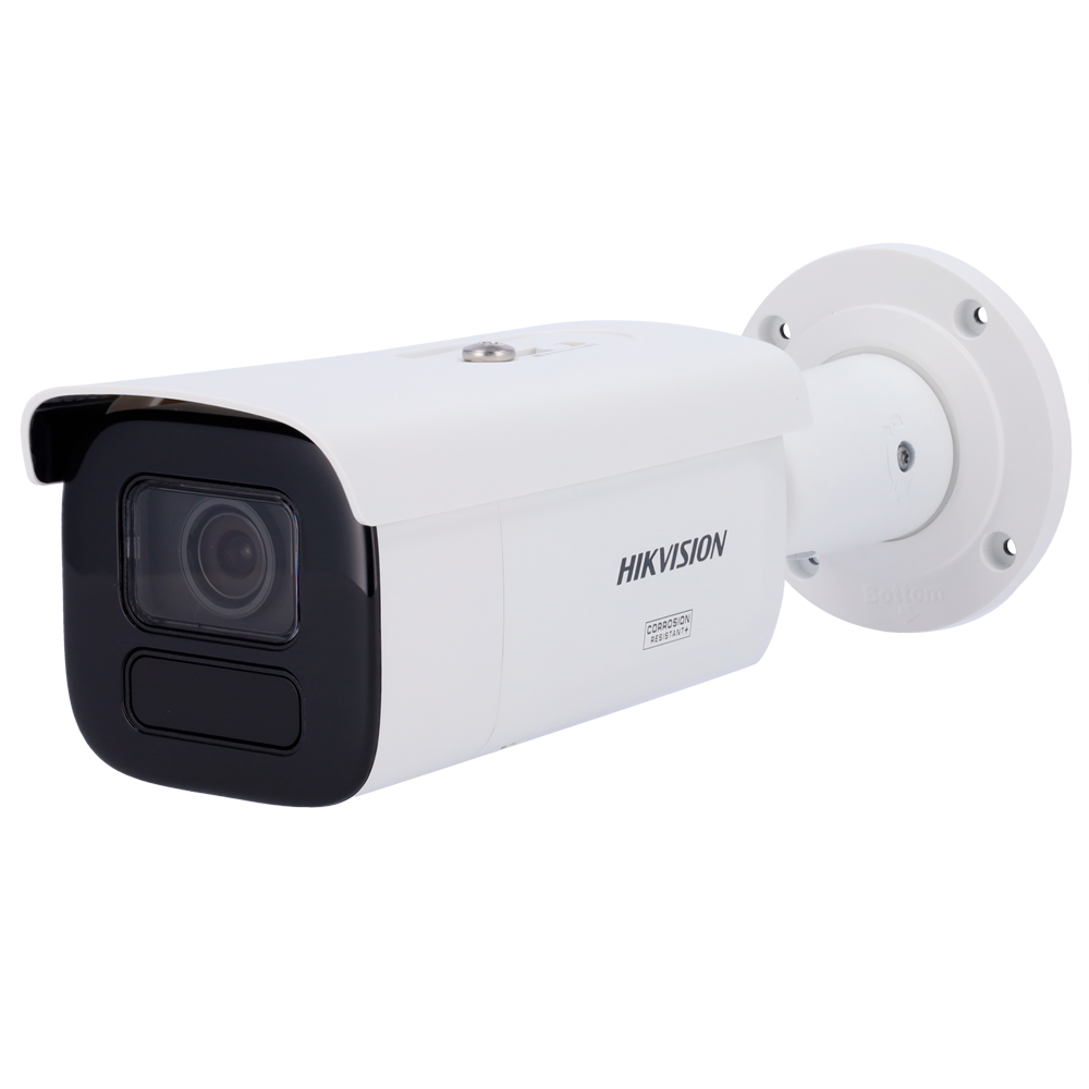 HIKVISION DS-2CD3666G2T-IZSY(2.7-13.5mm)(H)eF - Hikvision cámara Bullet IP gama SOLUTIONS - Resolución 6 Megapíxel (3200x1800) - Lente motorizada 2.7~13.5 mm | MicroSD - PoE+ | IR 60 m | Audio | Alarma | Anticorrosión - AcuSense | IP67, IK10 | Conteo de p - imagen 1