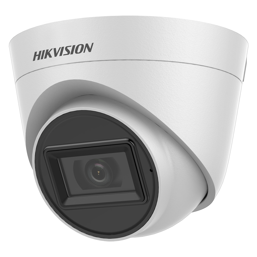 HIKVISION DS-2CE78D0T-IT3FS(2.8mm) - Hikvision - Cámara Turret 4en1 Gama VALUE - Resolución 1080p (1920x1080) - Lente 2.8 mm | Smart IR alcance 40 m - Audio sobre coaxial | Micrófono integrado - Impermeable IP67