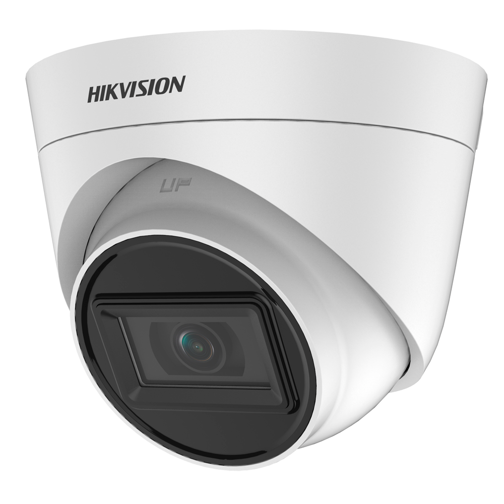 HIKVISION DS-2CE78H0T-IT3E(2.8mm)(C) - Hikvision - Cámara Domo HDTVI Gama Value - Resolución 5 Megapíxel (2560x1944) - Lente 2.8 mm | Smart IR alcance 40 m - Alimentación PoC.af - Impermeable IP67