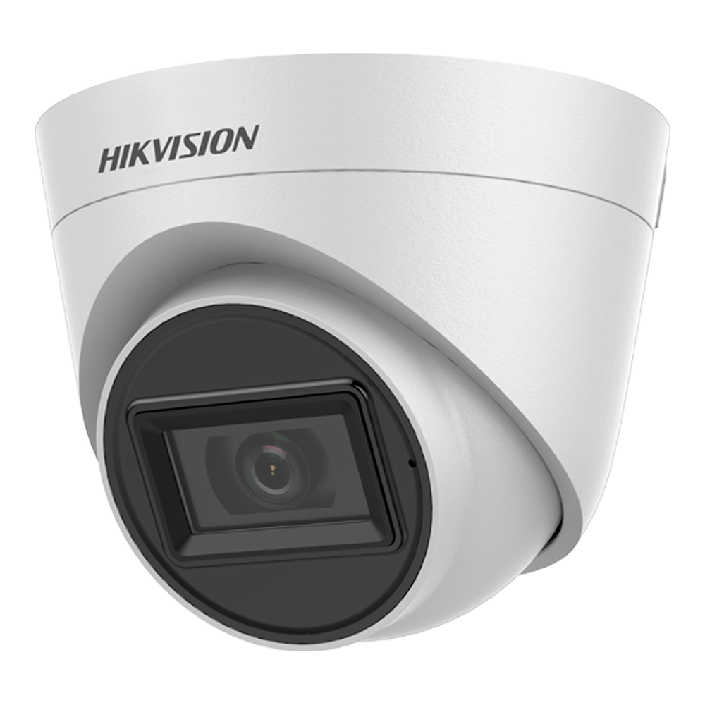 HIKVISION DS-2CE78H0T-IT3FS(2.8mm) - Hikvision - Cámara Turret 4en1 Gama Value - Resolución 5 Megapíxel (2560x1944) - Lente 2.8 mm | Smart IR alcance 40 m - Micrófono integrado | Audio sobre coaxial - Impermeable IP67