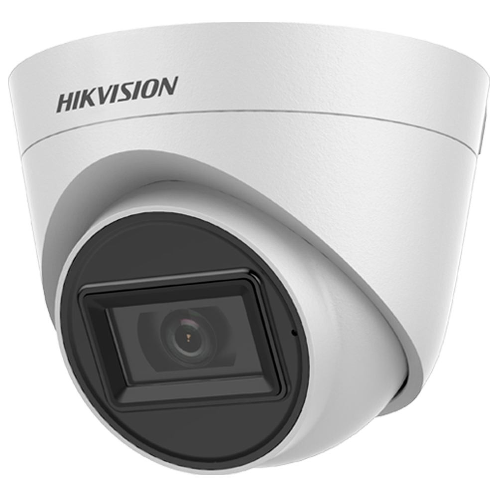 HIKVISION DS-2CE78H0T-IT3FS(3.6mm) - Hikvision - Cámara Domo 4en1 Gama Value - Resolución 5 Megapíxel (2560x1944) - Lente 3.6 mm | Smart IR alcance 40 m - Audio sobre coaxial | Micrófono integrado - Impermeable IP67