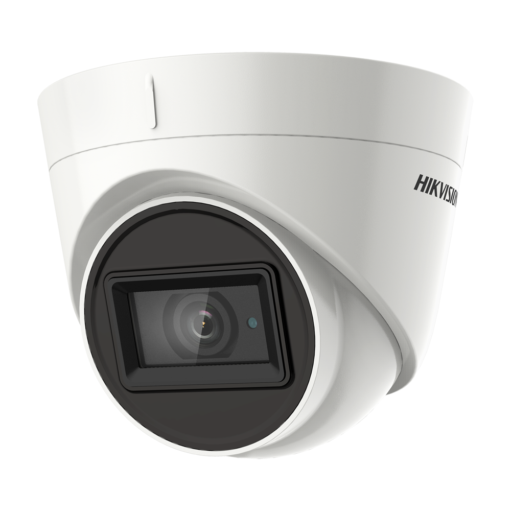 HIKVISION DS-2CE78H8T-IT3F(2.8mm) - Hikvision cámara Turret 4en1 Gama PRO - Resolución 5 Megapíxel (2560x1944) - Lente 2.8 mm - Ultra Low Light - Smart EXIR 2.0 IR Alcance 60 m - Impermeable IP67