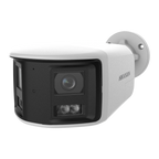 HIKVISION DS-2CFW06-P(2.8mm) - Cámara bullet 180º IP gama Value - Resolución 6 Mpx (3632x1632) - Lente fija 2.8 mm | Detección de movimiento 2.0 - Wi-Fi IEEE802.11b/g/n | Luz Híbrida hasta 30 m - Micrófono y altavoz integrados | 120 dB WDR - Grado de prot - imagen 1