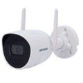 HIKVISION DS-2CV2021G2-IDW(2.8mm)(E) - Cámara Bullet IP Hikvision - Gama Wi-Fi | microSD 512 GB - 2 MP | Lente 2.8 mm | 2 antenas - IR 30 m | WDR 120 dB - H.265+| IP67 | Micrófono y Altavoz integrados - WEB, Software CMS, Smartphone y NVR - imagen 1
