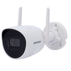 HIKVISION DS-2CV2021G2-IDW(2.8mm)(W) - Cámara Bullet IP Hikvision gama VALUE - Resolución 2 Mpx (1920x1080) - Lente 2.8 mm - IR alcance 30 m | WDR 120 dB - Micrófono y Altavoz integrados | IP67 | MicroSD - Wi-Fi IEEE802.11b/g/n | 2 antenas - imagen 1