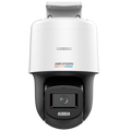 HIKVISION DS-2DE2C400SCG-E(F0) - Domo Motorizado IP Hikvision - Gama Value | microSD 256 GB - 4 MP | Lente 2.8 mm | Pan &amp; Tilt - Luz blanca 30 m | DWDR | ColorVu - PoE | IP66 | Micrófono y altavoz integrados - WEB, Software CMS, Smartphone y NVR