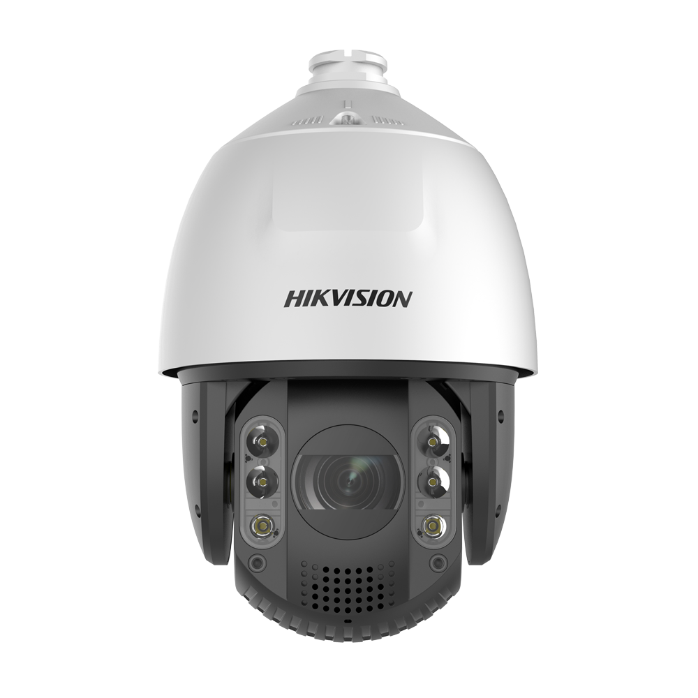 HIKVISION DS-2DE7A812MCG-EB - Hikvision - Cámara motorizada IP gama PRO - Resolución 8 MPx - Lente 6.7~80.4mm (12X) | Audio | Alarma | Hi-PoE - IR 150 m | Luz blanca 100 m - AcuSense | Captura de rostros