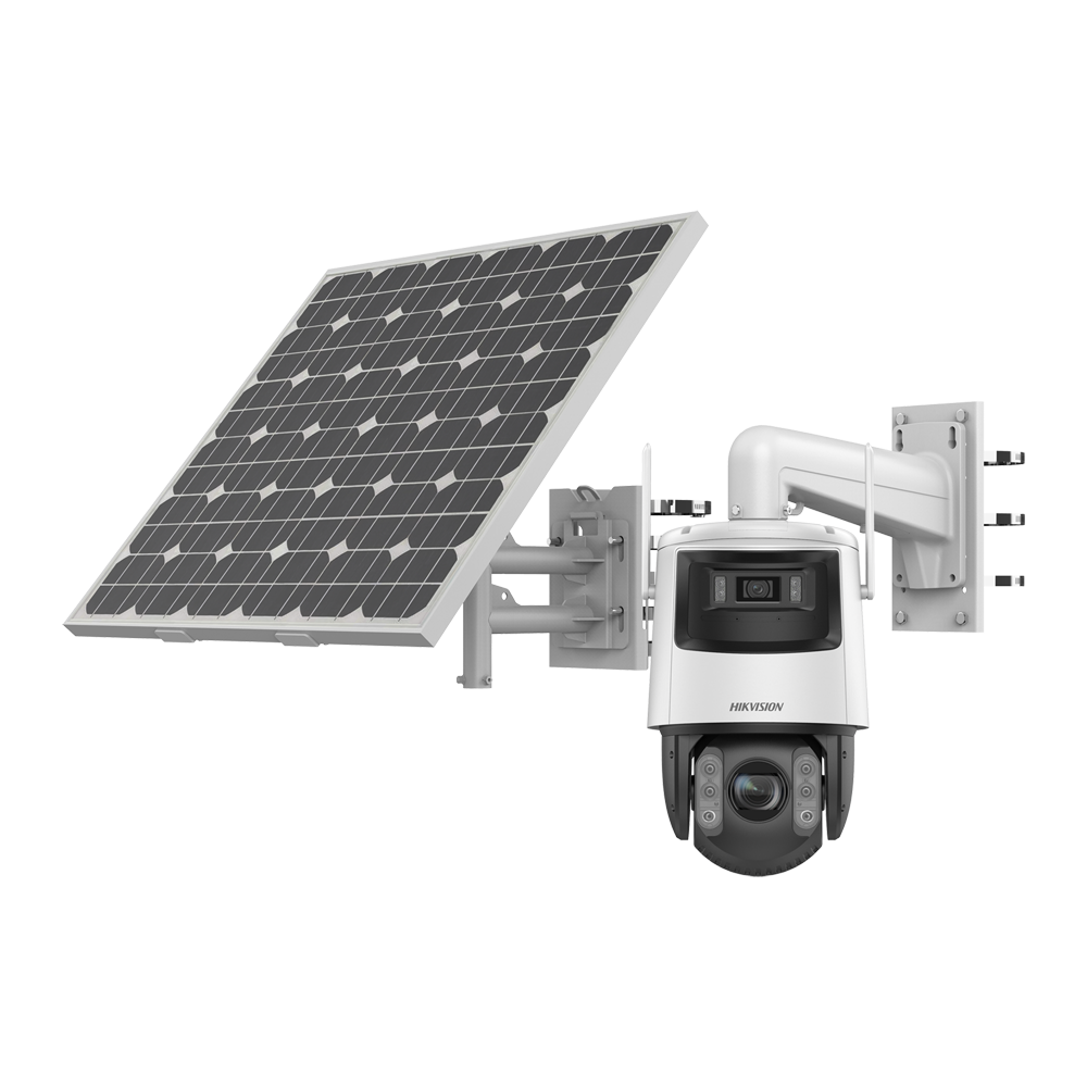 HIKVISION DS-2SE7C432IWG-K/4G/14(F0) - Hikvision Cámara tandem IP gama SOLUTIONS - Doble Lente (fija 4Mpx + PTZ 4Mpx) - Lente PTZ 5.9~188.8 mm | 32X | IR 200 m - Lente fija 2.8 mm | IR 30 m | Alarmas | Audio - Face Capture | Smart Tracking | 4G | Micro SD