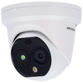 HIKVISION DS-2TD1228T-2/QA(B) - Cámara térmica Dual IP Hikvision Gama PRO - Sensor térmico 256x192 VOx | Lente 2.1 mm - Sensor óptico 1/2.7” 4 Mpx | Lente 2.2 mm - PoE | IP67 | Audio | Alarm - IR 15 m | Luz blanca 30 m | Alarma audible - Rango medición te