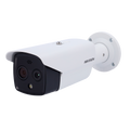 HIKVISION DS-2TD2617-6/QA - Cámara térmica Dual IP Hikvision Gama PRO - Sensor térmico 160x120 VOx | Lente 6.2 mm - Sensor óptico 1/2.7” 4 Mpx | Lente 8 mm - Sensibilidad térmica ≤ 40mK - Detección de preventiva de incendios y alarma - Rango medición temp