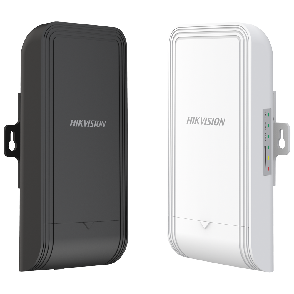HIKVISION DS-3WF0EC-2NT - Hikvision - Enlace inalámbrico de hasta 500 m - Frecuencia 2,4 GHz 2,48 GHz - IP55, apto para exteriores - 2 unidades emparejadas - Diseñado para videovigilancia y ascensores