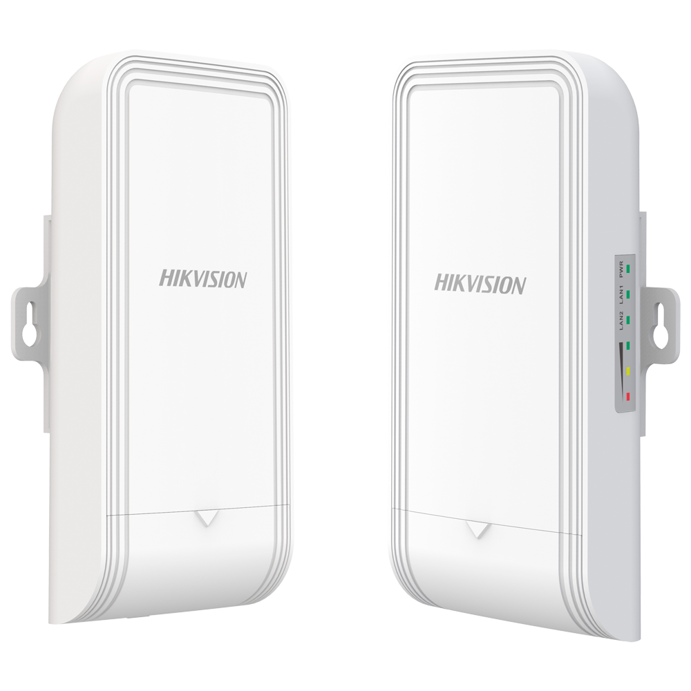 HIKVISION DS-3WF1000-EI-2N - Hikvision - Enlace inalámbrico de hasta1 Km - Frecuencia 2,4 GHz - Basado en 802.11 b/g/n - IP55, apto para exteriores - 2 unidades emparejadas