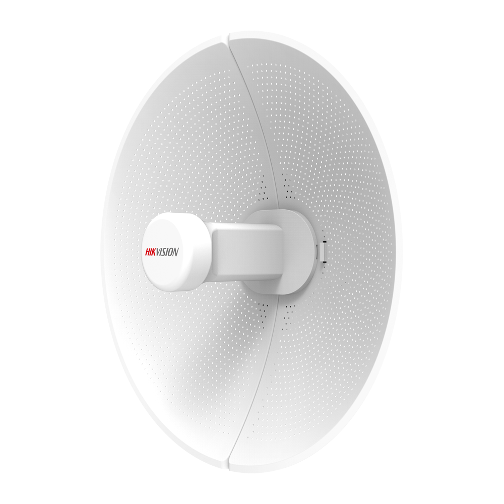 HIKVISION DS-3WF20KS-S-5ACG - Transmisión de alta velocidad hasta 867 Mbps - Puente inalámbrico para exteriores de 5 GHz - Antena direccional de alta ganancia de 23 dBi - PTP hasta 20km - Estructura blindada con certificación estanca IP66 - Gestión centra