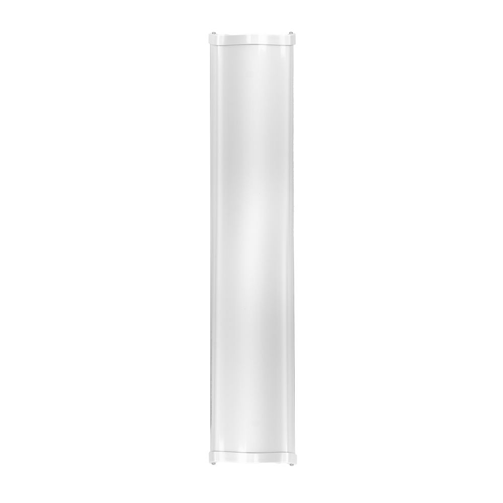 HIKVISION DS-3WF5000A-120 - Apertura sectorial horizontal amplia de 120 grados - Rendimiento maximizado en la frecuencia de 5 GHz - Sistema integrado de polarización dual simétrica - Ganancia física de alta eficiencia de 20 dBi - Estructura robusta con pr