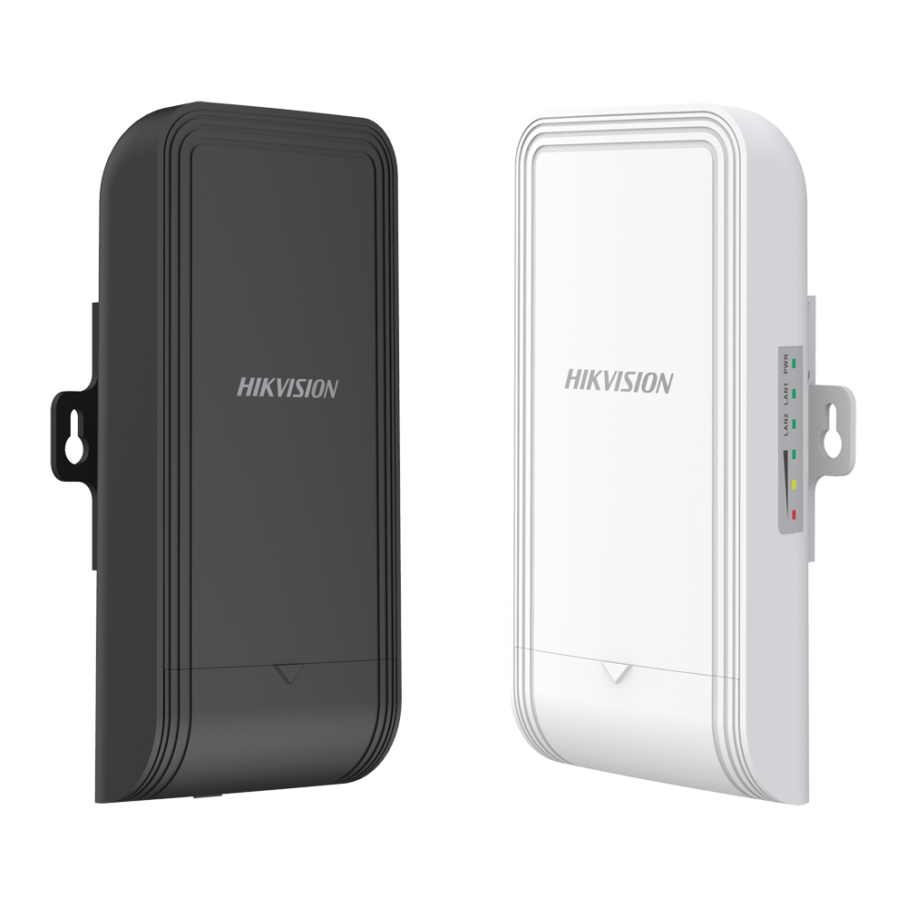 HIKVISION DS-3WF500T-EI-2N/P - Hikvision - Enlace inalámbrico de hasta 500 m - Frecuencia 2,4 GHz 802.11 b/g/n - 2 puertos RJ45 FE PoE ( In y Out ) - IP55, apto para exteriores - 2 unidades emparejadas