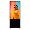 HIKVISION DS-D6055UN-D/S - Totem con monitor 55" 4K - Cartelería digital local USB - Cartelería digital FocSign (opcional) - Uso en interiores - Funcionamiento 24/7 - Android 13