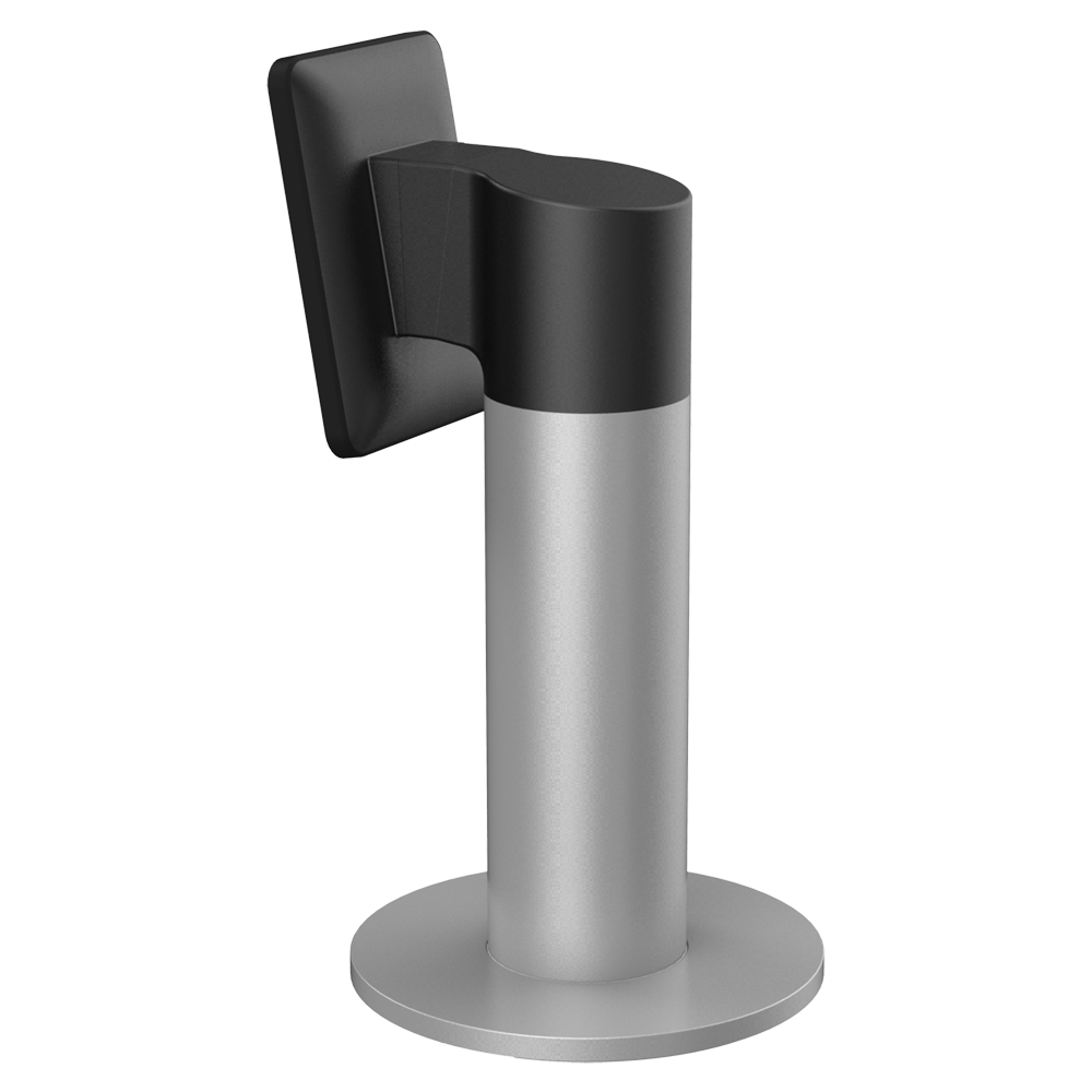 HIKVISION DS-KAB6-ZU2 - Soporte vertical para tornos - Para dispositivos faciales Hikvision - Compatible con series DS-K1T34x y DS-K1T67x - Orificios de conexión | Rotación de 10º - 196 (Al) x 100 (An) x 100 (Ø) mm - Fabricado en aleación de aluminio