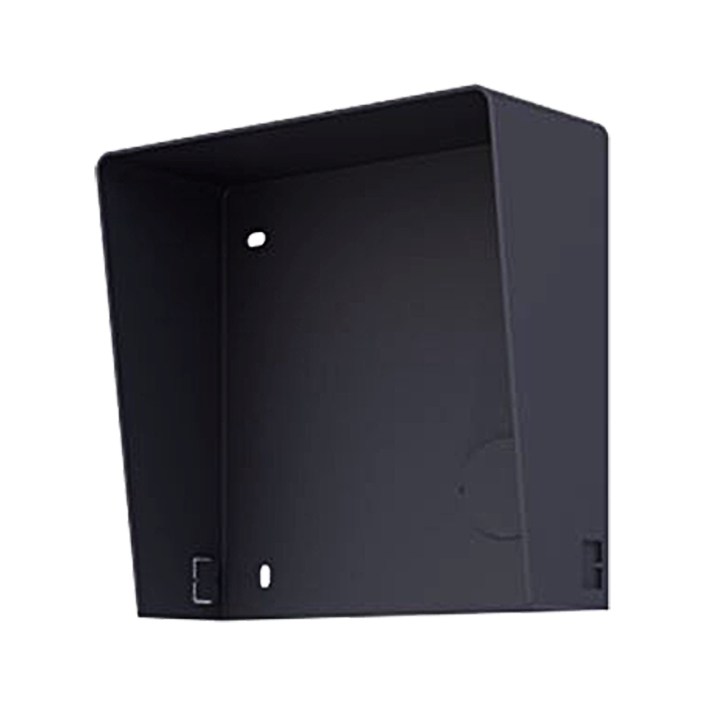 HIKVISION DS-KABD8003-RS1 - Caja de registro en superficie - Hasta 1 módulo - Específica para videoporteros Hikvision - Compatible con módulos Hikvision - Con visera - Panel fabricado en SECC